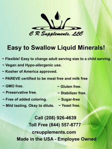 Easy to Swallow Liquid Minerals